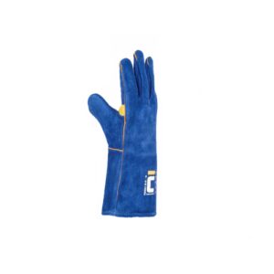Alternative view of PUGNAX BLUE manusi din piele