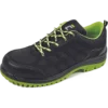 ISSEY pantofi sport negru/verde S1P 1