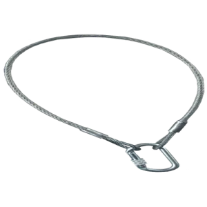 Steel wire anchor sling Flum with carab.
