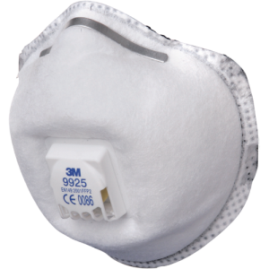 3M 9925 Resp.FFP2,valve,for welding
