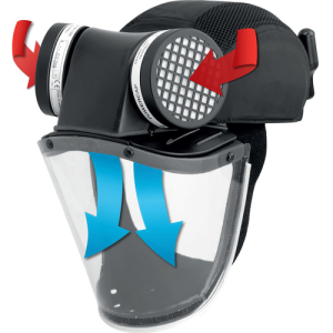 Alternative view of JSP POWERCAP ACTIVE IP Powered Air Resp.