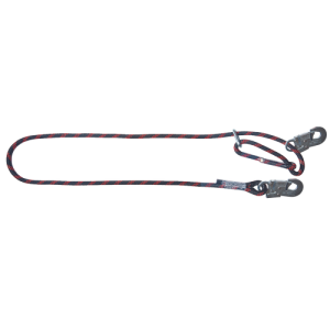 LB 10 positioning lanyard+carabiners-2m