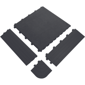 Alternative view of Fatigue-Lock Tile Solid black 0,5mx0,5m