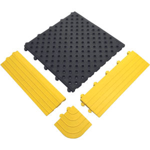 Alternative view of Fatigue-Lock Tile with holes 0,5x0,5m