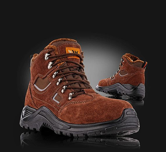 Pantofi de lucru SANMARINO pentru gleznă, design de iarnă