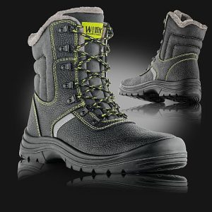 Pantofi de lucru cu toc înalt FALUN, design de iarnă