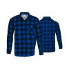 CĂMAȘĂ ALBASTRĂ DIN FLANEL