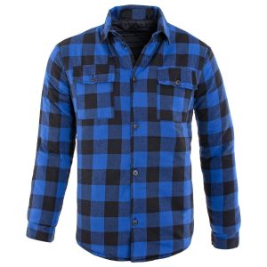 CĂMAȘĂ ALBASTRĂ DIN FLANEL MATLASAT