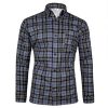 CĂMAȘĂ DE FLANELĂ ÎN CAROURI GRI