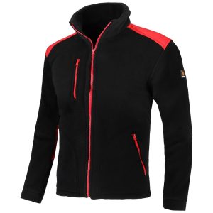 FLEECE 350 NEGRU ROȘU