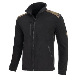 FLEECE ARMAT CU CAMO NEGRU 350G