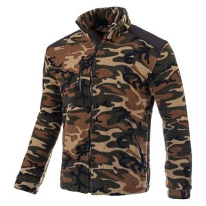 FLEECE CAMO 350G NEGRU RANFORSAT