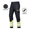 PANTALONI MEGAWORK RIP-STOP STRETCH NEGRI CU TALIE