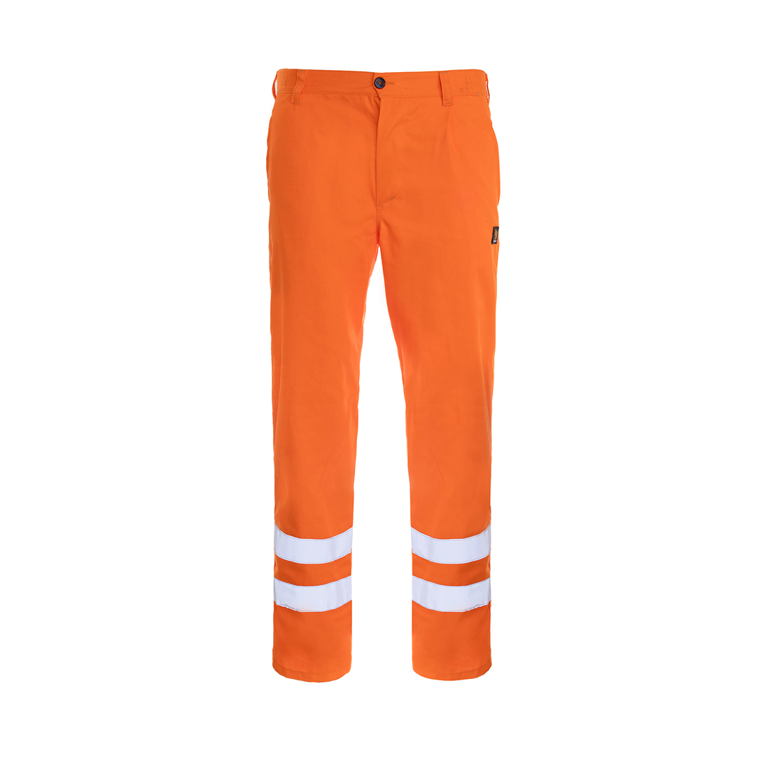 PANTALONI PROLIGHT PORTOCALII CU TALIE HVP