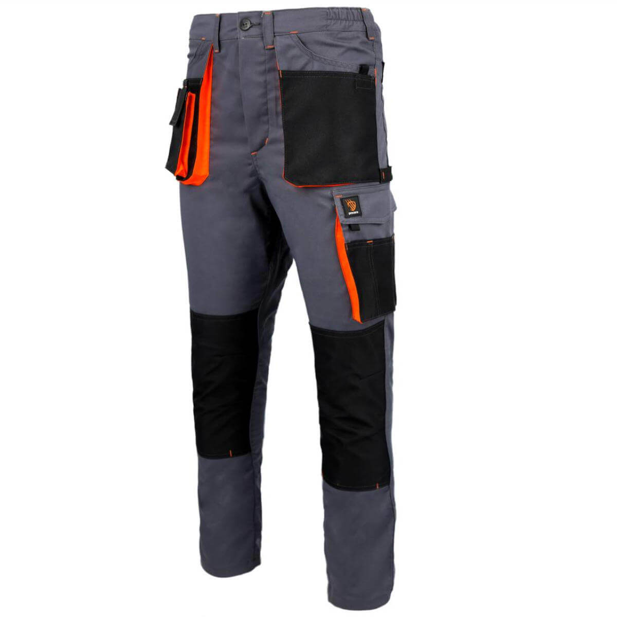 PANTALONI PROMAN STRETCH 250 WAIST GRI PORTOCALIU