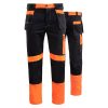 PANTALONI PROMONTER 260 TALIE NEGRI ȘI PORTOCALII HVP