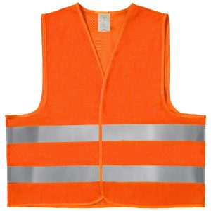 VESTĂ DE AVERTIZARE REFLECTORIZANTĂ PROKAM PORTOCALIE