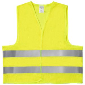 VESTĂ PROKAM GALBENĂ DE PLASĂ DE AVERTISMENT